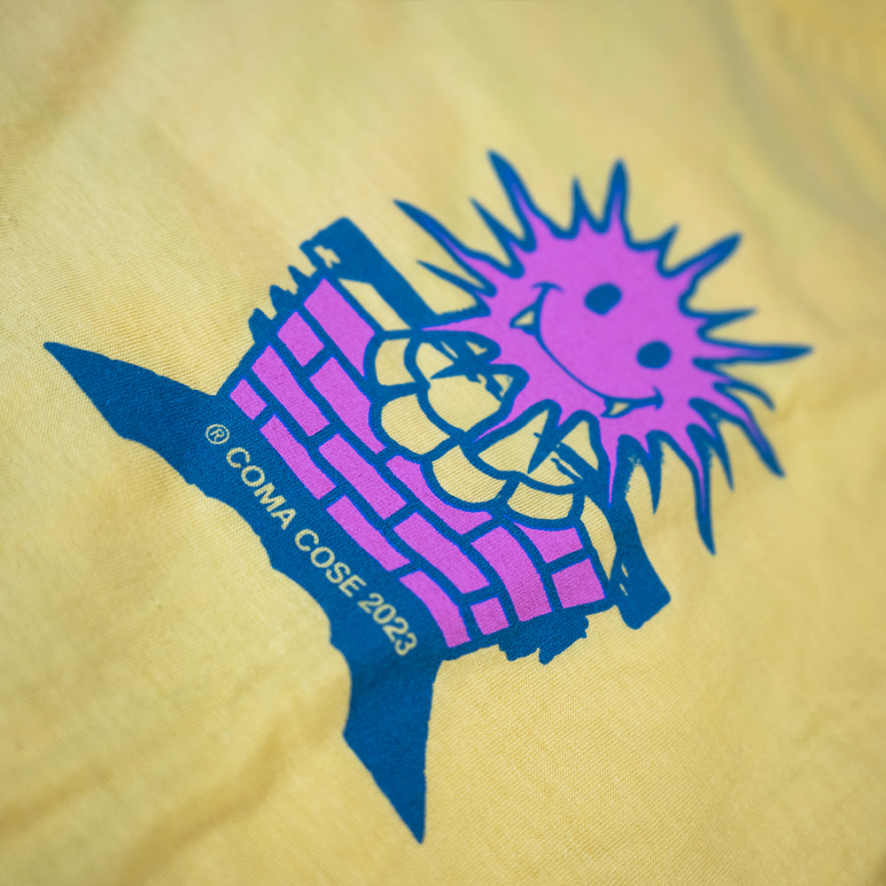 COMA_COSE / Agosto Yellow T-shirt