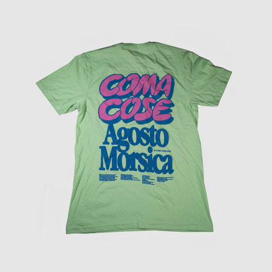 COMA_COSE / "AGOSTO" Mint T-Shirt [Limited Edition]