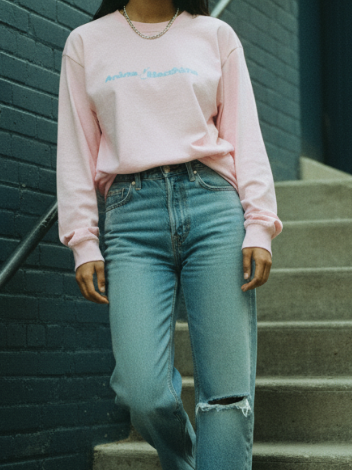 SXRRXWLAND / Anima Macchina - Pink Longsleeve
