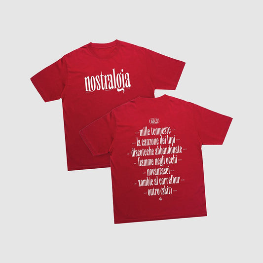 COMA_COSE / "NOSTRALGIA" RED Tee