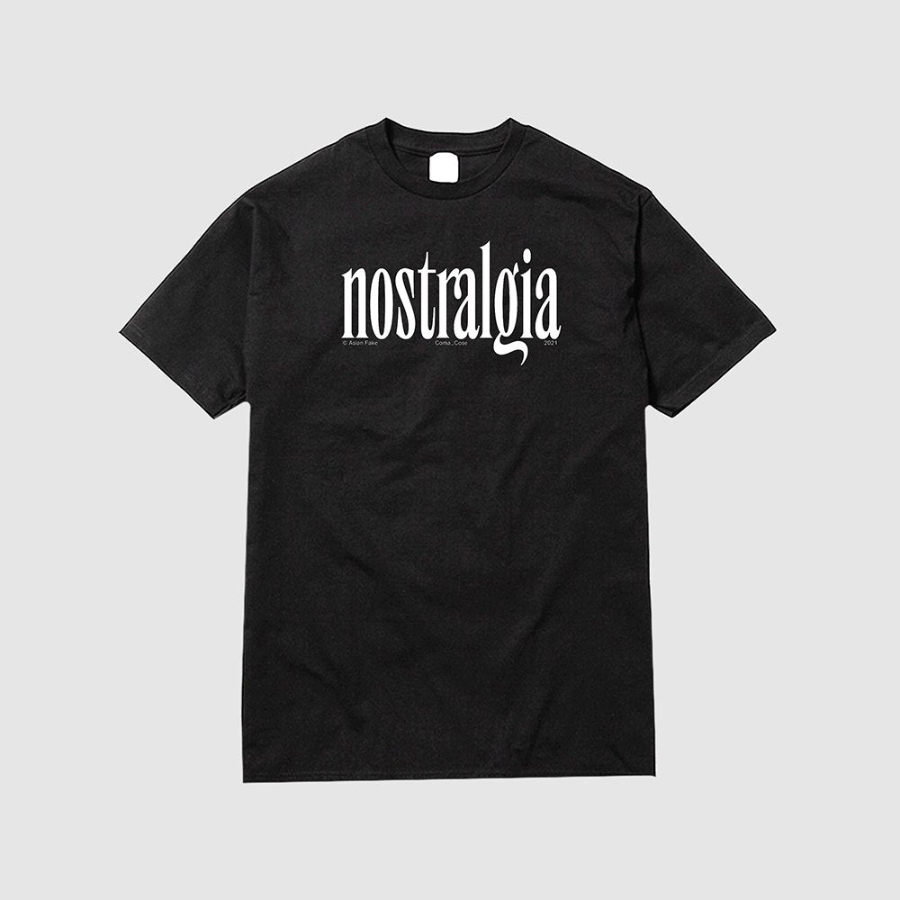 COMA_COSE / "NOSTRALGIA" BLACK Tee