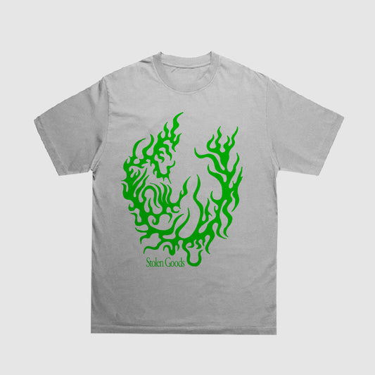 Stolen Goods Logo Tribal Tee White