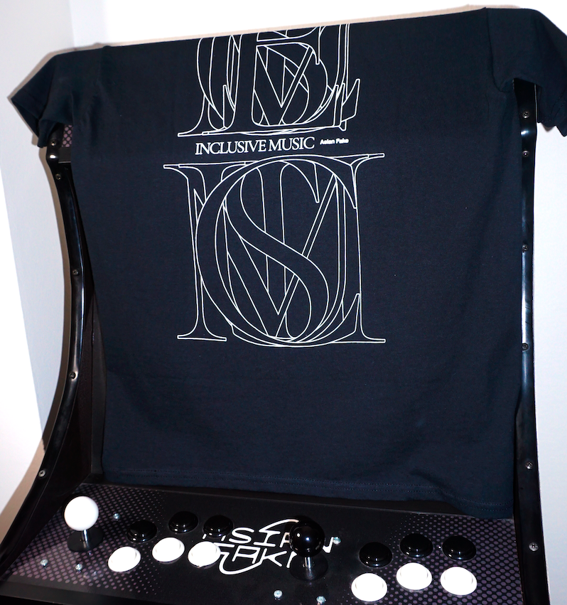 ASIAN FAKE / INCLUSIVE MUSIC - Black T-shirt