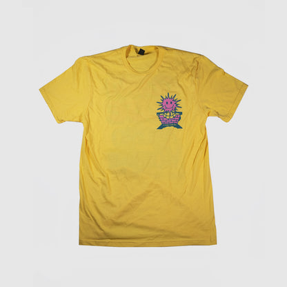 COMA_COSE / "AGOSTO" Yellow T-Shirt [Limited Edition]
