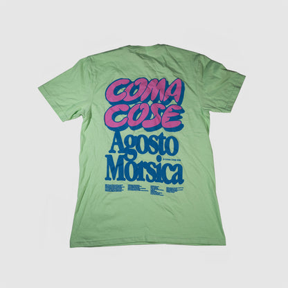 COMA_COSE / "AUGUST" Mint T-Shirt [Limited Edition]