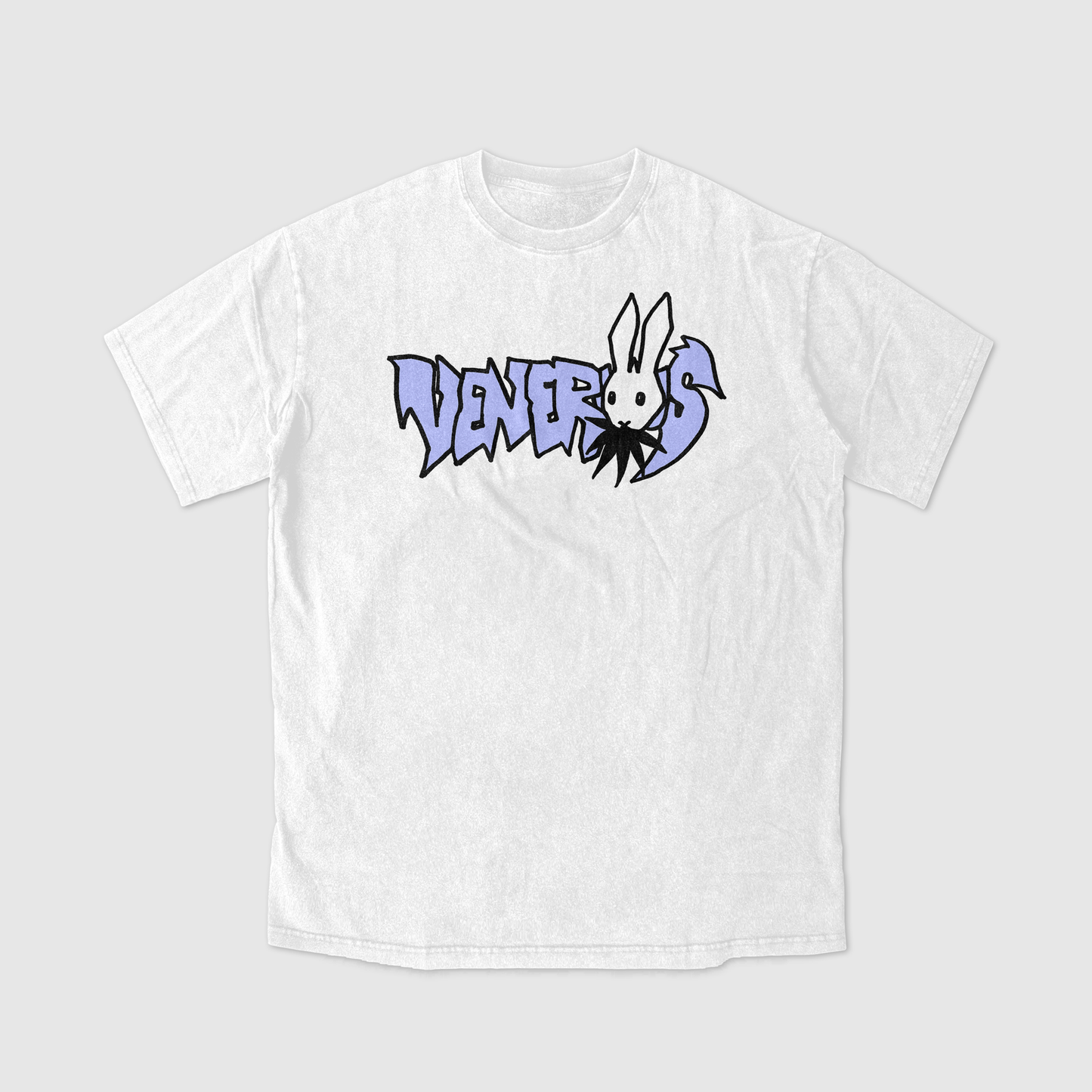 VENERUS / Rabbit White T-shirt