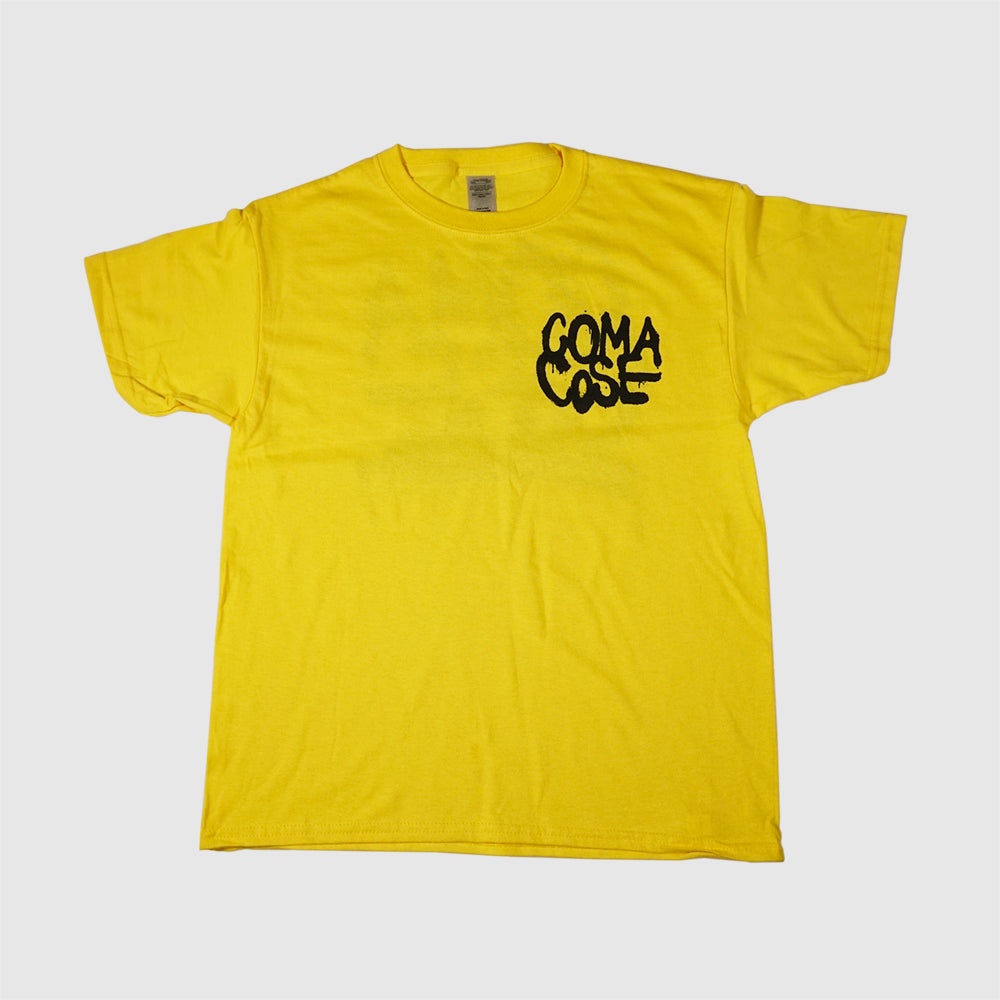 COMA_COSE / Spray Logo Yellow T-Shirt