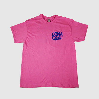 COMA_COSE / Spray Logo Pink T-Shirt