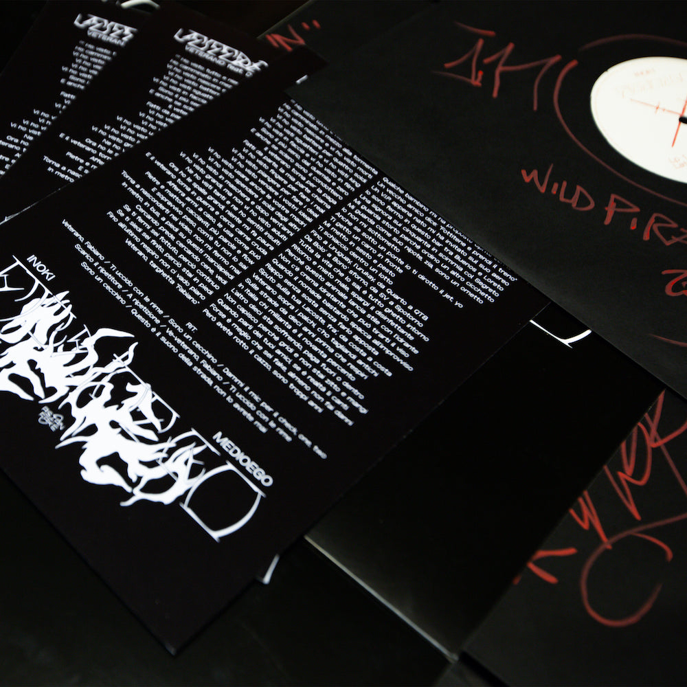 INOKI / MEDIOEGO "RED&amp;WHITE TAG" - Autographed vinyl