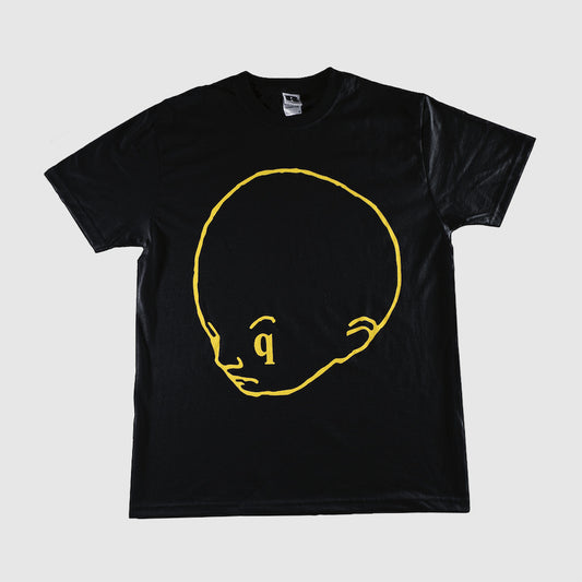 DERIANSKY / "qonati" Black T-Shirt