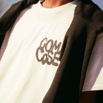 COMA_COSE / Spray Logo - White Tee