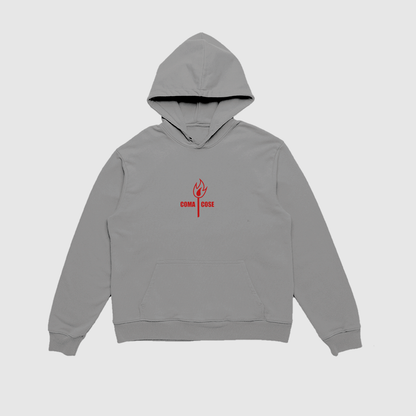 COMA_COSE / Flammable songs - Gray Hoodie